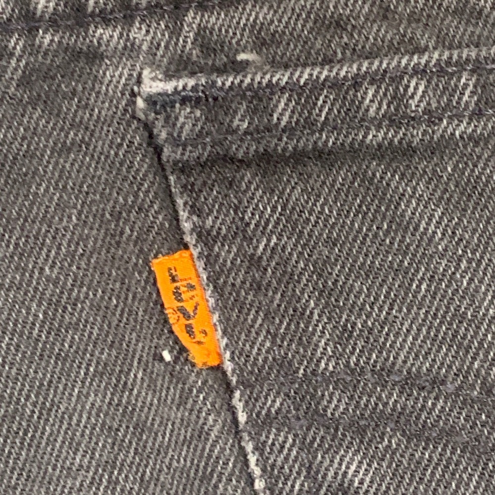 Orange Tab Levi's 550 Kids Relaxed Fit Regular Jeans Black Size 11 Youth Denim‎